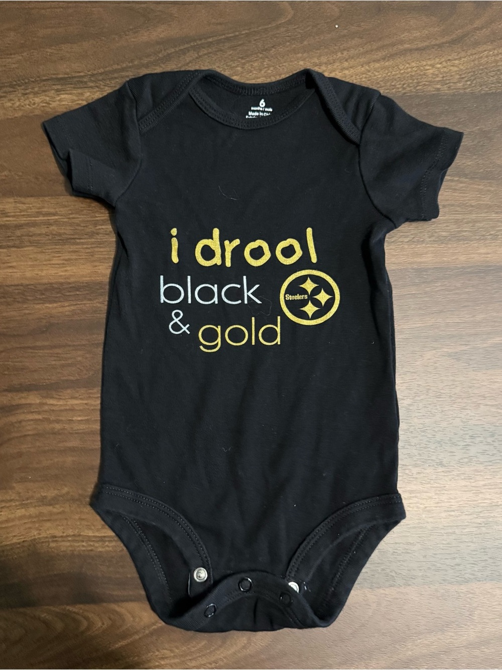 Baby Pittsburgh Steelers onesie